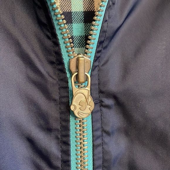 Kidrobot Navy Blue & Plaid Windbreaker (184) Sz LG - Picture 14 of 14